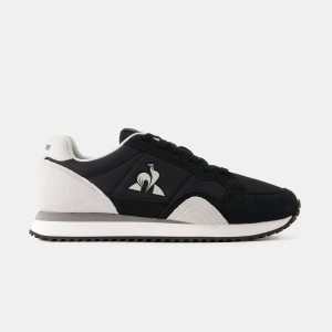 Black White Men's Le Coq Sportif JET STAR_2 Sneakers | ULVAZ-1609 | Australia