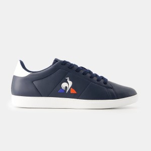 Blue Men's Le Coq Sportif COURTSET_2 Sneakers | IDSLE-5103 | Australia