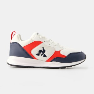 Blue White Kids' Le Coq Sportif R500 GS Sneakers | MRLVQ-6294 | Australia