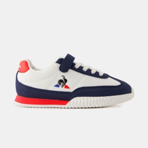 Blue White Kids' Le Coq Sportif VELOCE I GS Sneakers | MJOHR-0958 | Australia