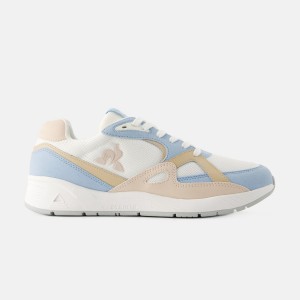 Blue White Women's Le Coq Sportif R850_2 Sneakers | NDEOM-8572 | Australia