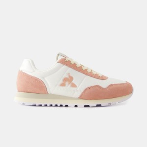 White Pink Women's Le Coq Sportif ASTRA_2 W Sneakers | ENXMC-4916 | Australia