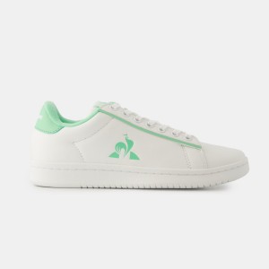 White Women's Le Coq Sportif LCS COURT CLEAN W Sneakers | WVHXP-0394 | Australia