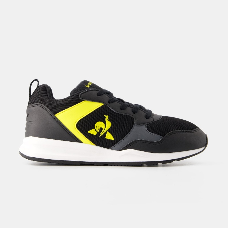 Black Kids\' Le Coq Sportif R500 GS Sneakers | LTJOS-3826 | Australia