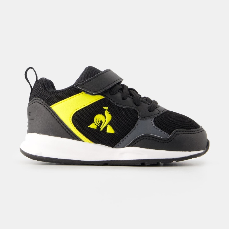 Black Kids\' Le Coq Sportif R500 INF Sneakers | LQMUA-1490 | Australia