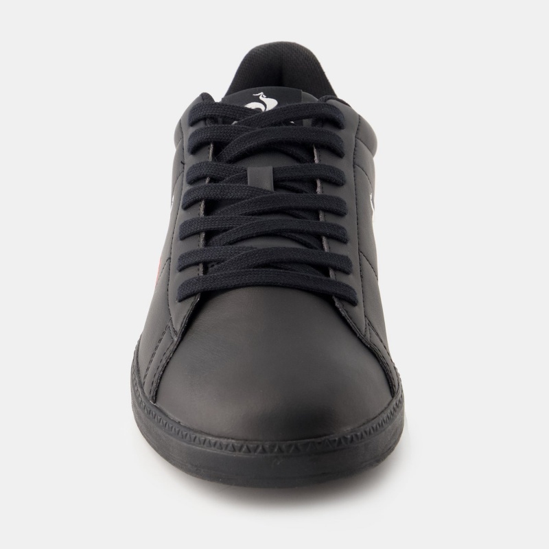 Black Men's Le Coq Sportif COURTSET_2 Sneakers | MUCVX-0437 | Australia