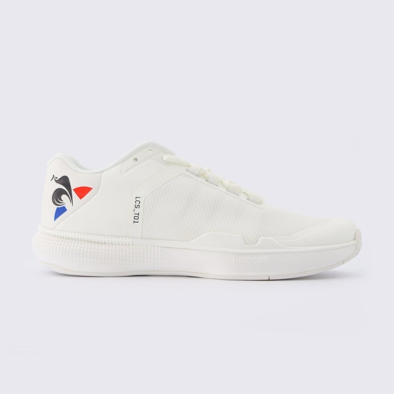 White Women\'s Le Coq Sportif FUTUR LCS T01 CLAY Tennis Shoes | YFMST-9863 | Australia